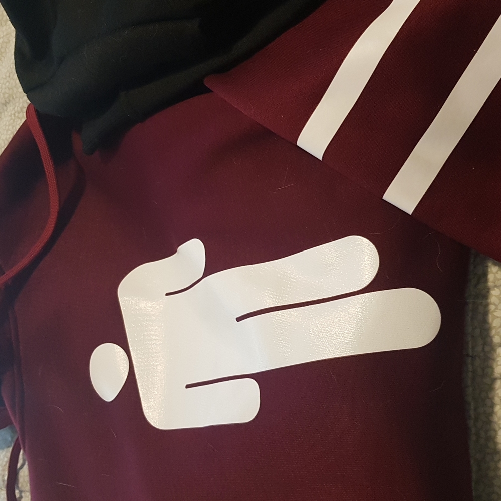 2 never worn without tags Billie Eilish hoodies. Maroon is L Black is XL